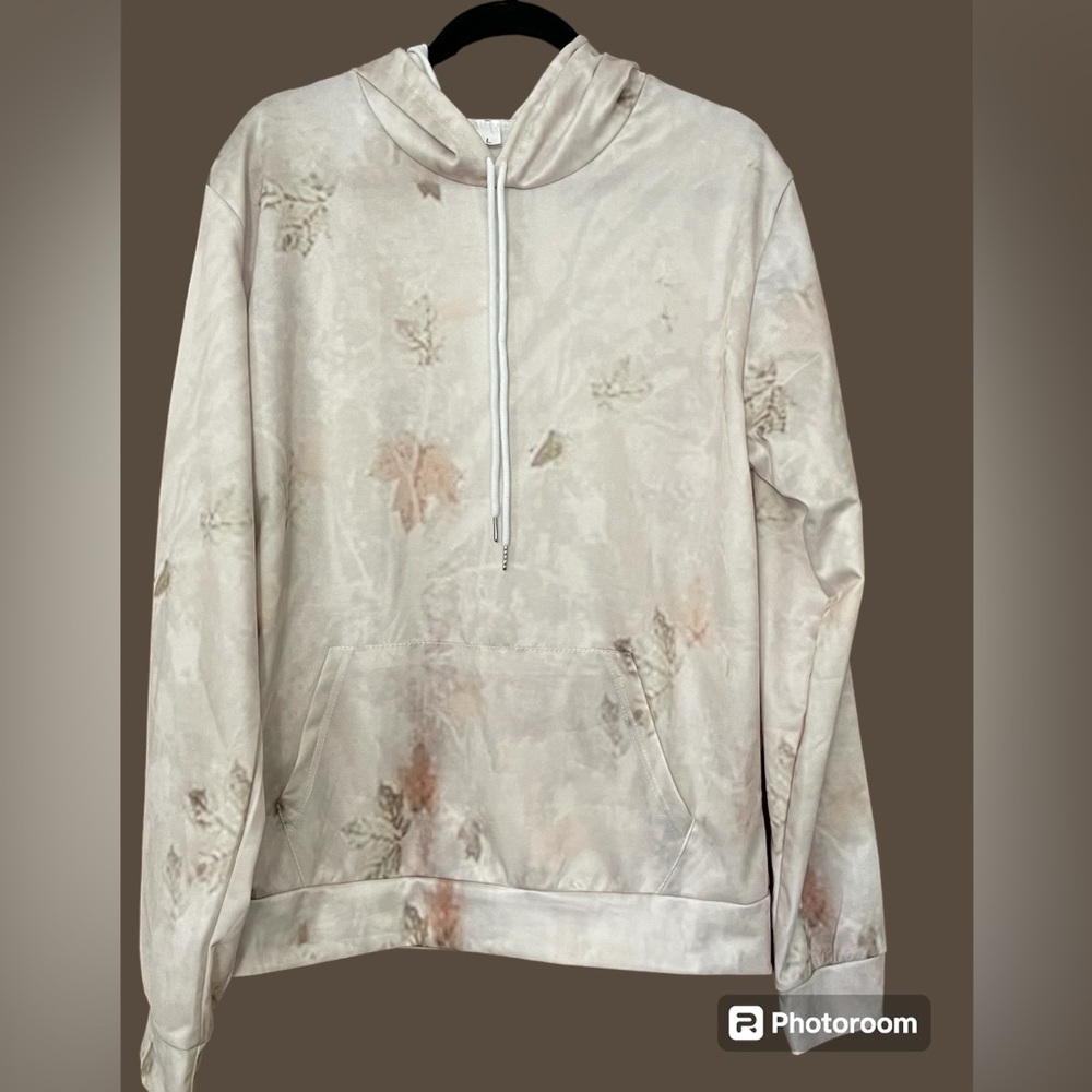 New Unique pullover hoodie sweatshirt size Large